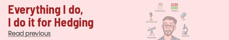 Everything I do I do it for hedging