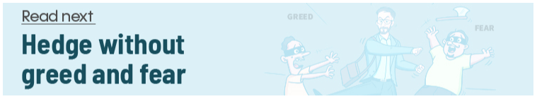 Hedge without greed and fear