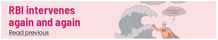 RBI intervenes again and again